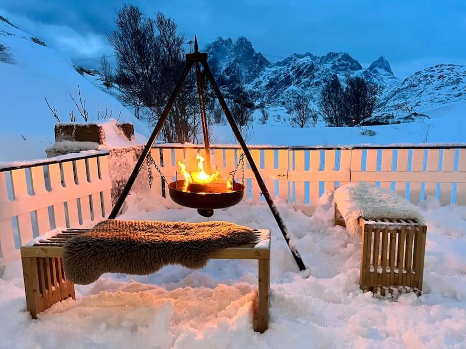 Villa Sundet Lofoten Holiday House Sund  Exterior foto